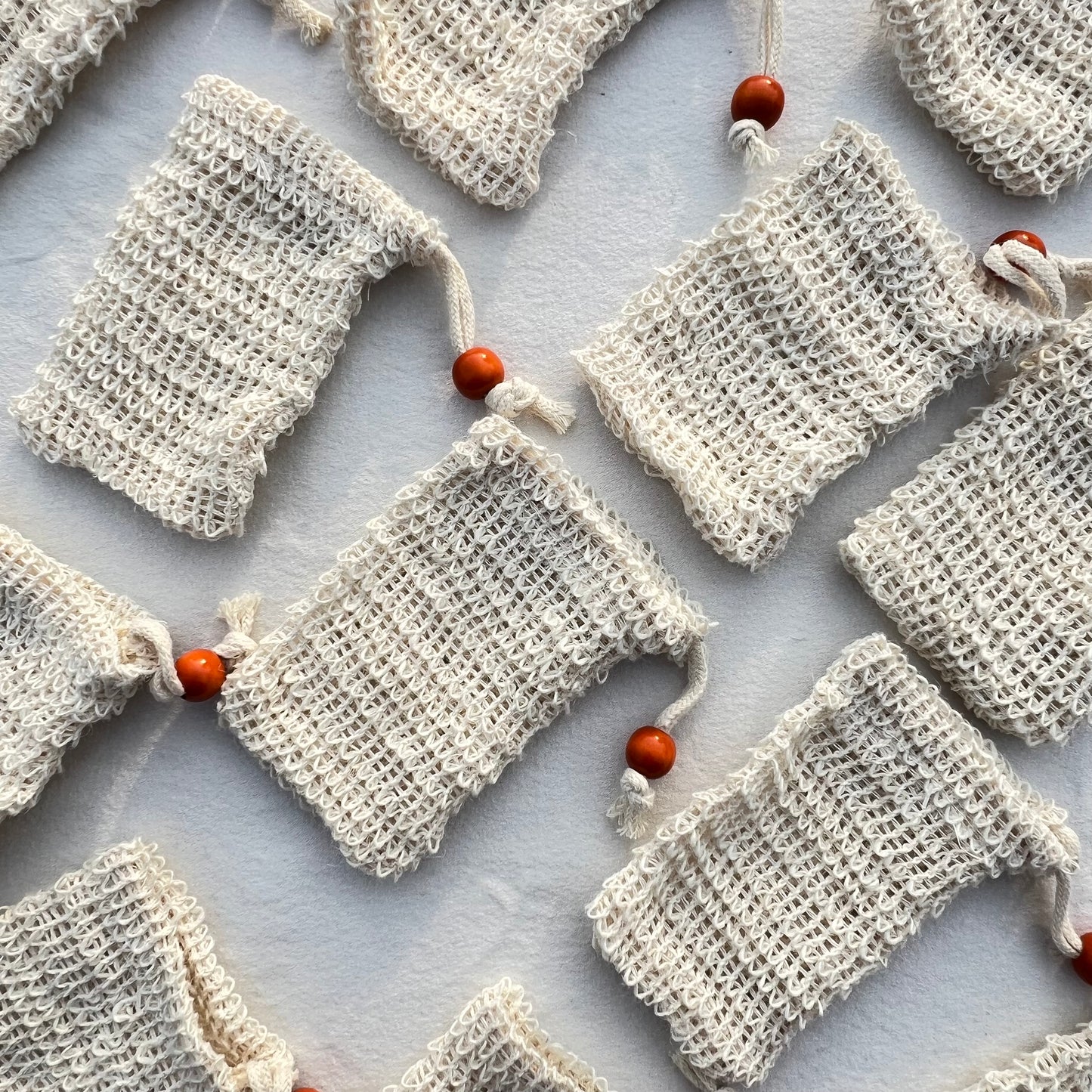 Cotton Mesh Soap Pouch