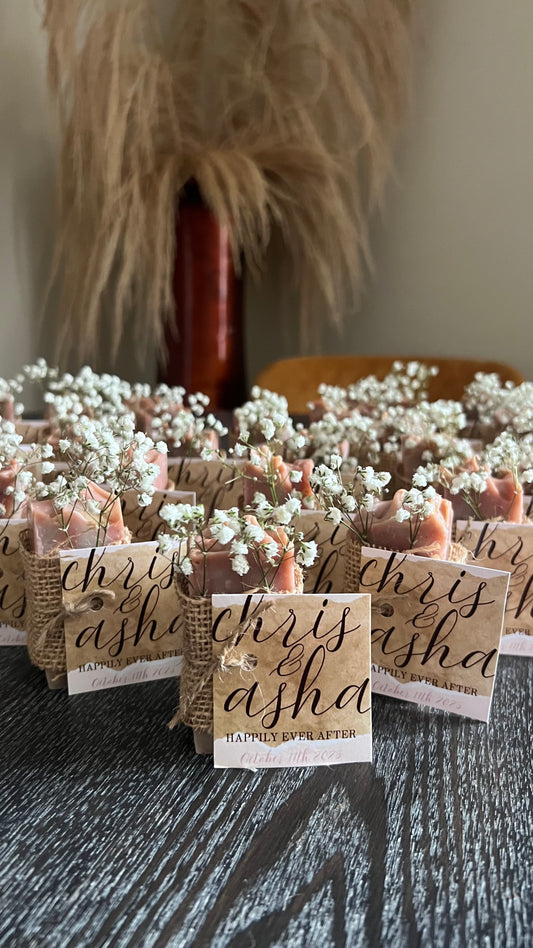 Custom Mini Soap Party Favors