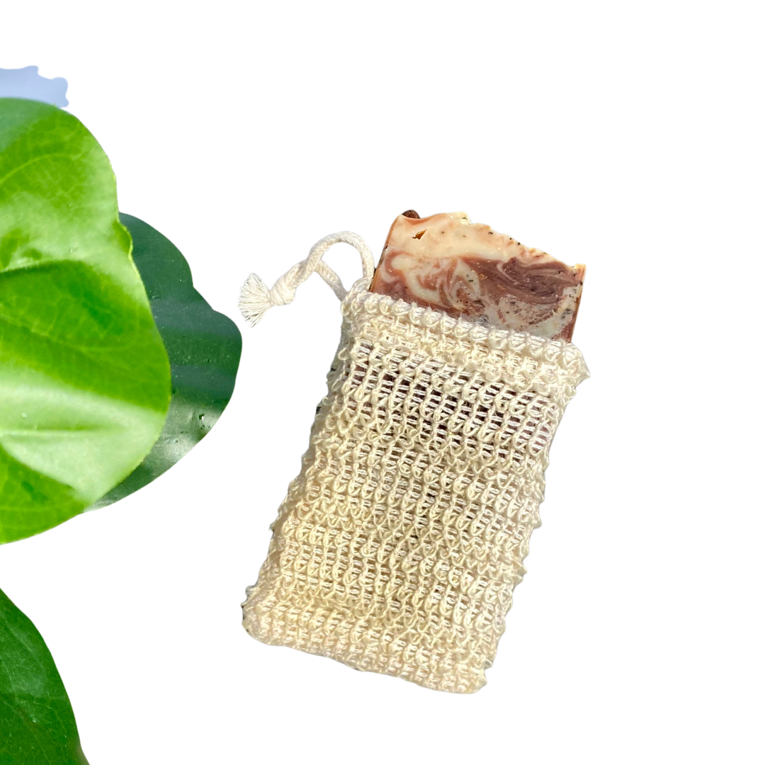 Cotton Mesh Soap Pouch