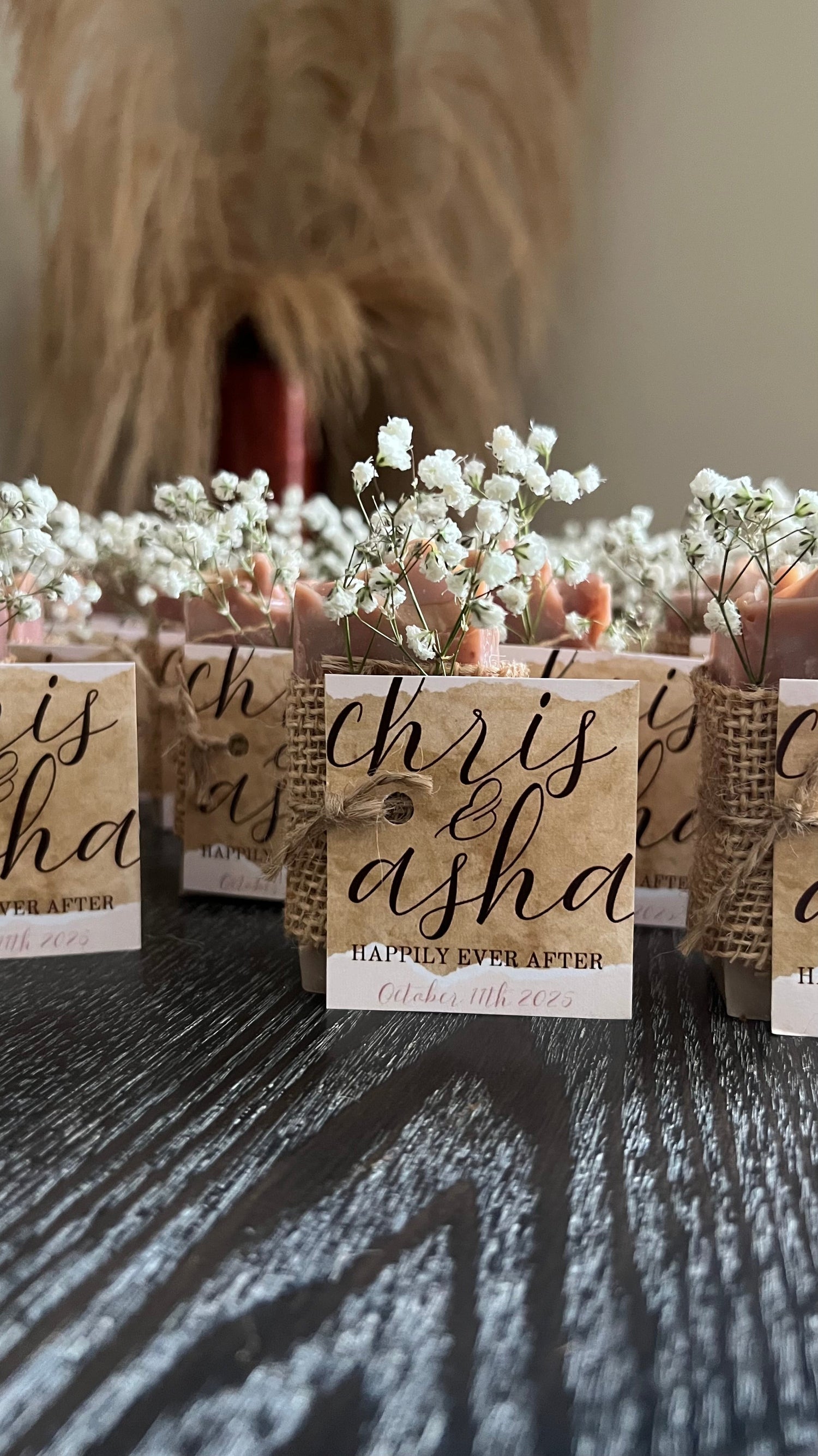 CUSTOM SOAP FAVORS